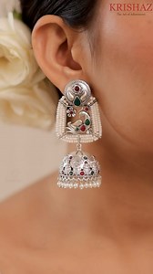 🙋‍♀️Haven’t you shop from Krishaz..? Shop Now to get Upto 700/- off Grab the deal now with..👇 * Free Delivery * COD Available * Free Returns . #krishaz #jewellery #earrings #jhumki #dangler #oxidisedjewellery #silverearrings | Krishaz