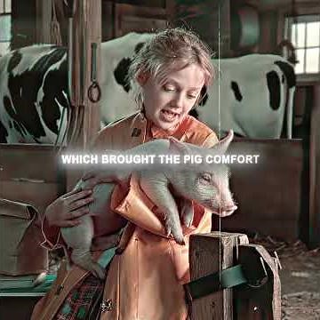 A spider saved a pig. #movieclips #viral #fantasy