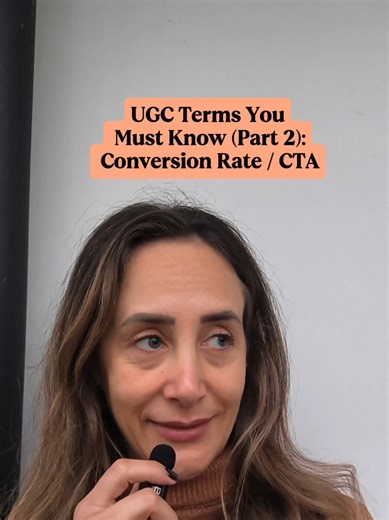 The UGC Series 17 | From Zero to UGC Hero 💫 Understanding your conversion rate helps you prove your value to brands, and the call to action is very important. #ugccreator #contentcreatortips #creatoreducation #socialmediaeducation #conversionrate