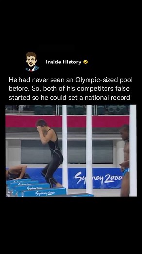 Eric Moussambani Malonga, known as “Eric the Eel,” became an Olympic sensation at the 2000 Sydney Games—not for speed, but for his determination. Representing Equatorial Guinea, he had never seen an Olympic-sized pool before and had trained alone in a small hotel pool for just eight months. On September 19, 2000, during the men’s 100m freestyle heats, both his competitors false-started, leaving him to swim alone. He finished with a time of 1:52.72—the slowest in Olympic history—but set a persona