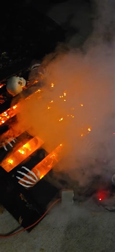 Enhanced Bambi Barnett halloween display | Eric H Barnett