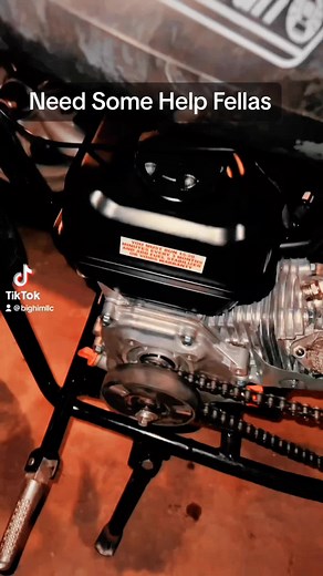 Need Help she’s rough to ride! Super bumpy, knocks really hard when im trying to go fast… So any advice or help would be appreciated! #minibike #fyp #minibikesyndicate #minibikesoftiktok #minibikelife #minibiker #minibikemayhem