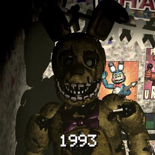 FNAF Springbonnie Animation over the years