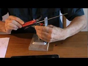 Sharpening a Knife From Dead Blunt to Razor Sharp in Under Five Minutes .MPG