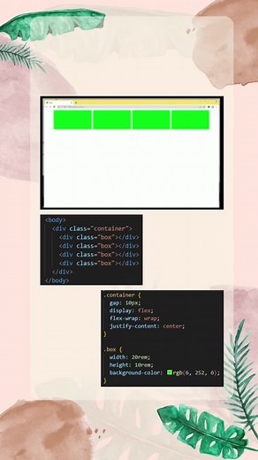 Ada yang belum bisa membuat tampilan yang responsive sesuai dengan ukuran layar? flex-wrap merupakan salah satu solusi atas permasalahan kamu. Yuk simak video ini. #css3 #html #frontend #softwareengineer #javascript