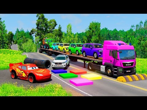 What Happens When Cars Hit Exploding Traps?