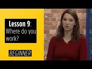 Mind Luster - Learn Beginner Levels Lesson 9 Where do you work