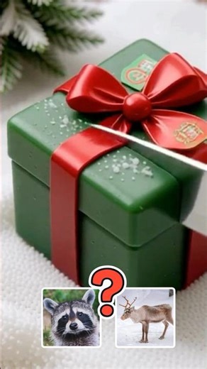 You Will NEVER Guess the Animal… 🎄🐾 #shorts