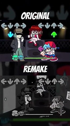 FNF GARCELLO NERVES ORIGINAL VS REMAKE #fnf #garcello #remake #garcellomod