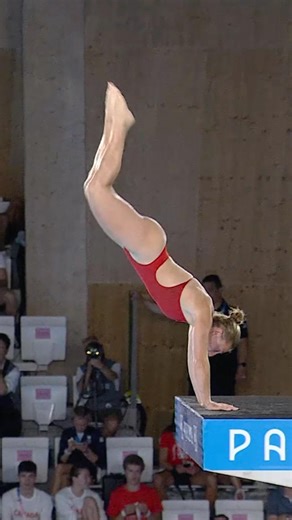 This Handstand Dive Is Next Level 😱🤸‍♀️ #womeninsports
