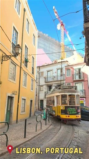 Lisbon’s Timeless Trams through Alfama #portugal #europe #lisbon #tramride