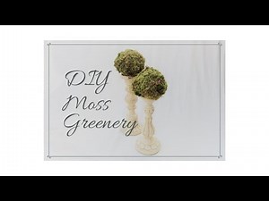 DIY Moss Balls / How to Make Moss Balls / Moss Decor