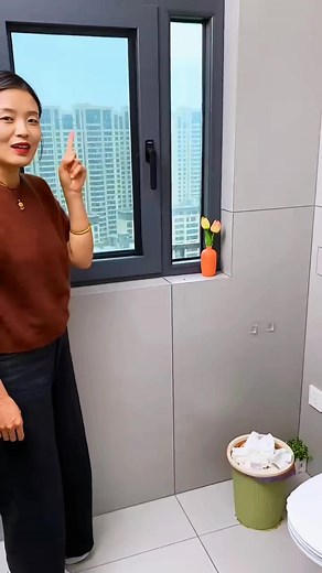 126K views · 783 reactions | Space-saving wall trash bin with a lid for cleaner, easier bathroom use. | Lili Animate | Facebook