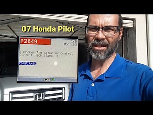 P2649 07 Honda Pilot rough running, low oil level? 🤷‍♂️ Verse of the day