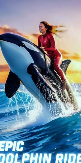 Jessica’s Epic ORCA Ride Stunning 8K Ocean Adventure 🌊🐬
