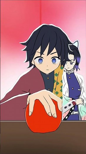 Vanishing Clothes Magic| Giyu x shinobu Demon slayer#memes #anime