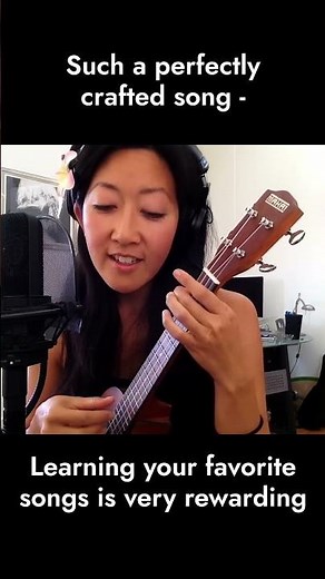 Beatles songwriting is ✨elite✨ Here There and Everywhere #ukulele
