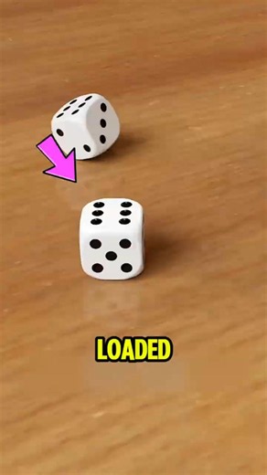 These Loaded Dice Can Secretly Control the Game 🎲😱 #Dice #MagicTrick #AmazingFacts