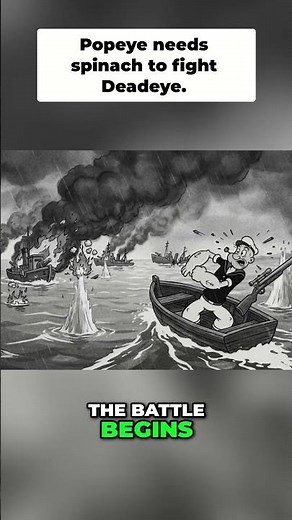 💪 Popeye's EPIC Spinach Power Up Against Deadeye!