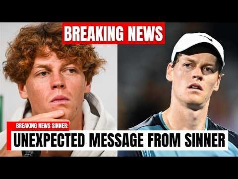 BREAKING: SHOCKING MESSAGE from SINNER before ROLAND GARROS that NOBODY EXPECTED