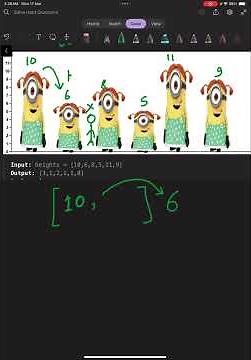LeetCode 1944 : Number of Visible People in a Queue | Solve in Seconds