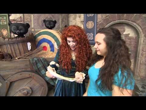 Merida Meet and Greet at Disney World from Disney Pixar's Brave