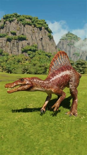 Spinosaurus Breaks The Neck Of Ember T-Rex #jwe3