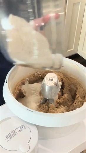 The Bosch mixer whipped up a double batch of these cookie so easily.