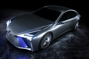 Lexus LS  concept previews new design cues, self-driving tech