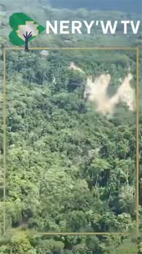 Flying low over the Djidji Falls in Gabon ( Ivindo National Park ) | Nery'w TV