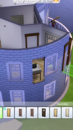 Curved Wall Glitches Showcase in Sims 4 Latest Update
