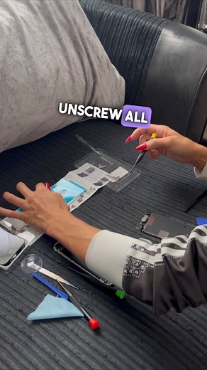 25K views · 302 reactions | DIY Screen Replacement 瀞 #diy #screenreplacement #fyp #thewisdomfamily | The Wisdom Family | Facebook