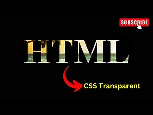 Text Transparent Effect using HTML & CSS | Coding Cloud