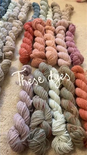 Natural Dye Yarn + New Shawl Design | Small Batch Fibre Art #naturaldye