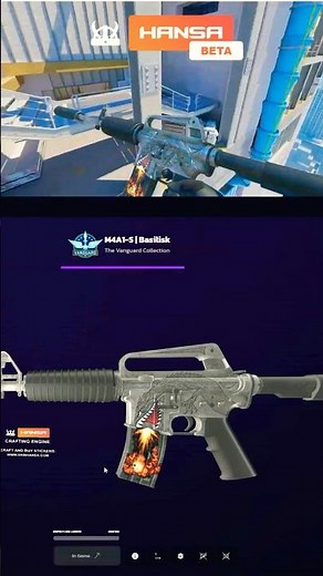 M4A1-S Baskilisk Dragon Sticker Craft for CS2! | #csgo #cs2 #counterstrike