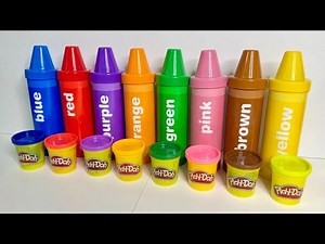Learning Colors with Play Doh - Learn Animals and Colors!
