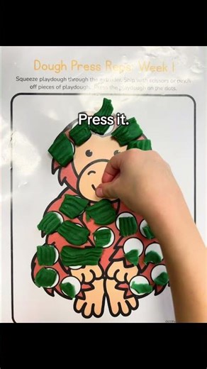 Playdough Hand Strength Activities