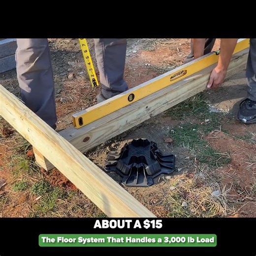 Scott on Instagram: "Links are listed on our Facebook Page. In this video we compare three main ways to support a shed floor and see which one actually makes sense in the real world. We start with the classic “good” option: 4x8x16 concrete blocks. They’re cheap (about $5 per location, around $60 total) but the 3.5in height forces you into a constant back-and-forth of adding CA6, compacting, and re-leveling. One location took about 12 minutes to dial in. Then we step up to Tuff blocks—lighter, fa