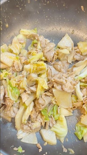 豚肉の味噌野菜炒め💜 Pork and vegetable stir-fry with miso # #アレンジ #まいにちごはん #炒め物