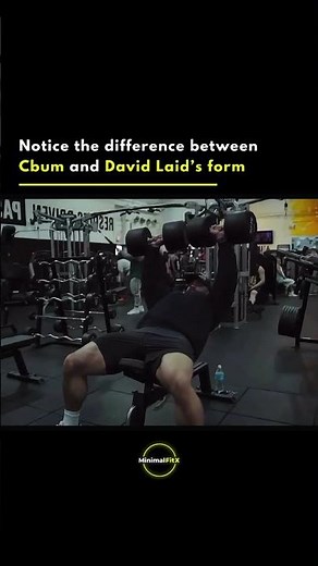 Cbum vs David Laid — Notice the Form Difference.