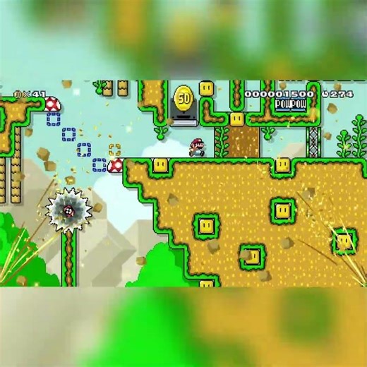 °〇りのあの主催!!〇° †草原であったかスピードラン† [Cozy Grass Run] by #Hakö_„ [#Hako_] #shorts 🍄Super Mario Maker 2 #dvd