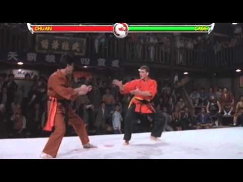 Van Damme in Mortal Kombat Bloodsport Edition