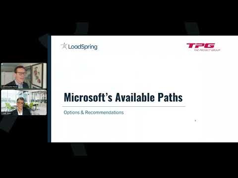 LoadSpring Webinar: Microsoft Project Online Sunset – What You Need to Do Today