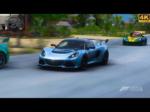 1215HP Lotus Exige S vs Racing Cars | Forza Horizon 5 | G29 Steering Wheel Gameplay