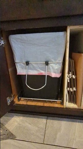 Rev-a-shelf 35 quart cabinet install