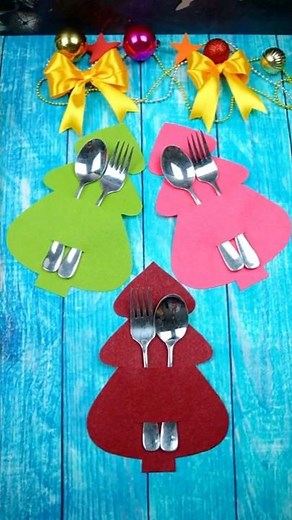 Simple & Elegant Christmas Dining Decorations Using Felt Paper🎄