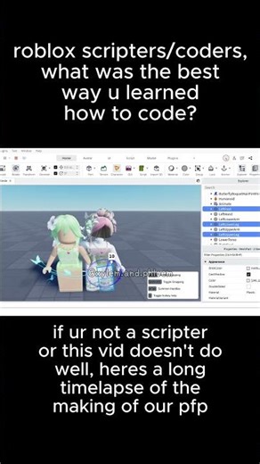 tryna learn how to script #roblox #robloxgameplay #robloxdesign #robloxstudio #robloxscripting
