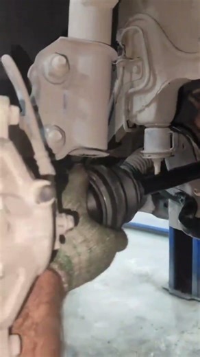 front axle cv joint replaced guide #carpart #mechanic #automobile #carrepair