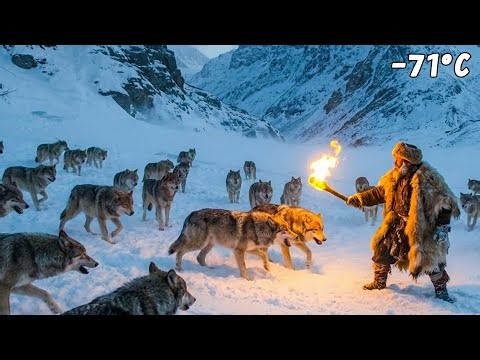 1001 Wolves vs ONE 90-Year-Old Afghan Man | Extreme Survival at -71° | The Coldest Village on Earth