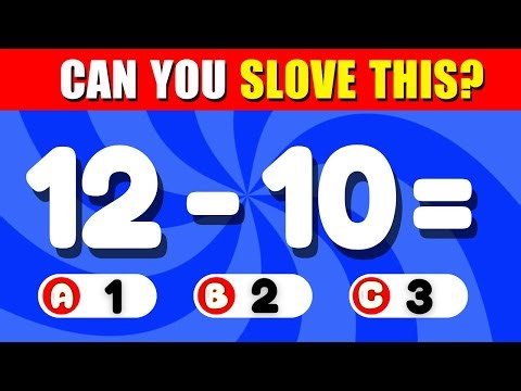Can You PASS This Math Quiz? ➗✖️ | 40 Fun Math Quiz| QuizEarth